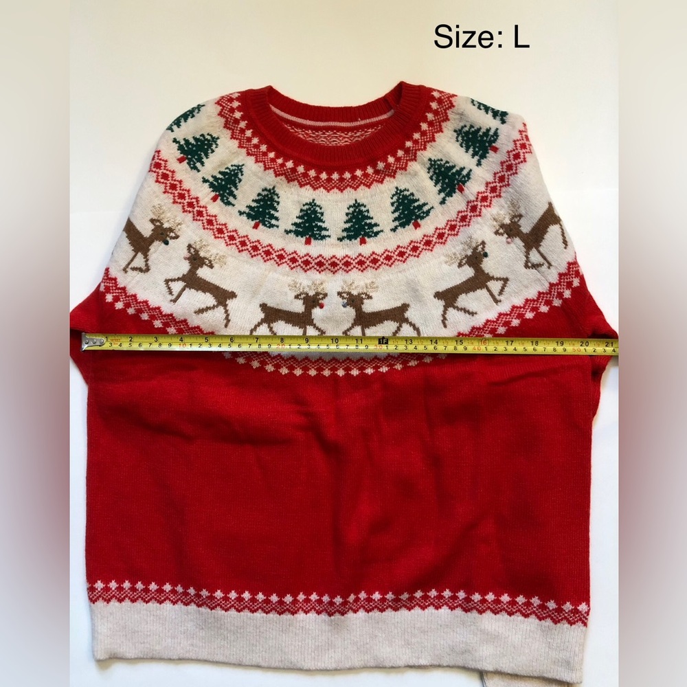 NWOT Boden Edie Holiday Fair Isle Crewneck Sweater - Picture 10 of 11